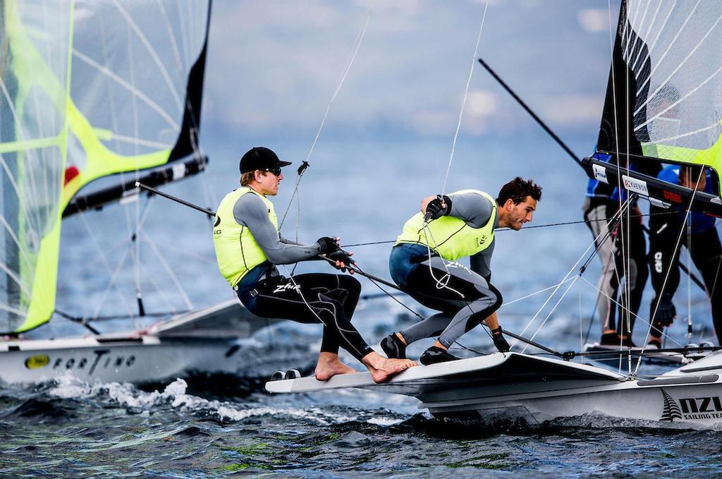 Peter Burling and Blair Tuke (NZL) - 49er  - Medal Racing - Sailing World Cup Hyeres © Pedro Martinez / Sailing Energy / World Sailing